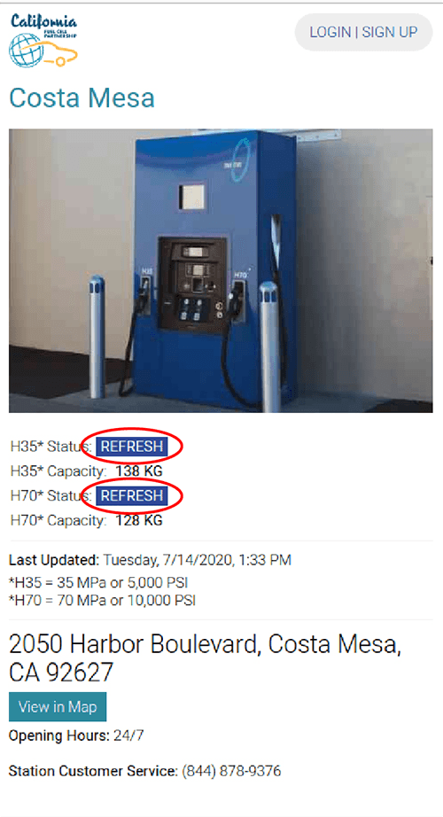 SOSS Station Refresh example - Costa Mesa