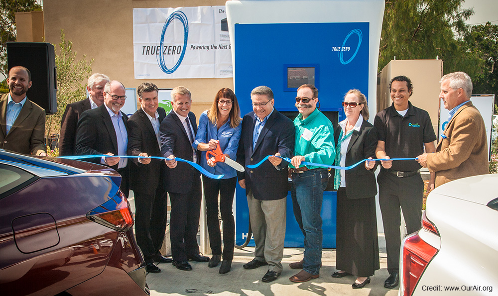 Santa Barbara Hydrogen station ribbon cutting May 13, 2016